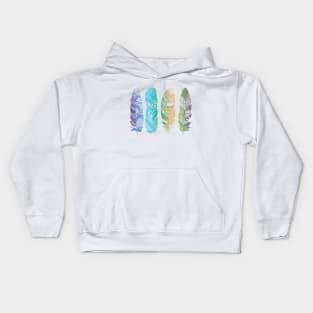 Never too many Feathers Kids Hoodie